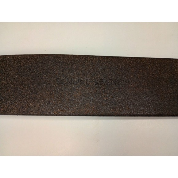RARE Lauren Ralph Lauren Double O-Ring Leather Belt Medieval Style 45\